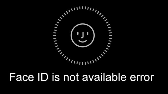 Hur man fixar Face ID är inte tillgängligt fel på