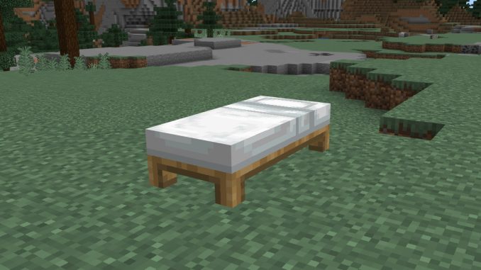 Hur man bäddar en säng i Minecraft