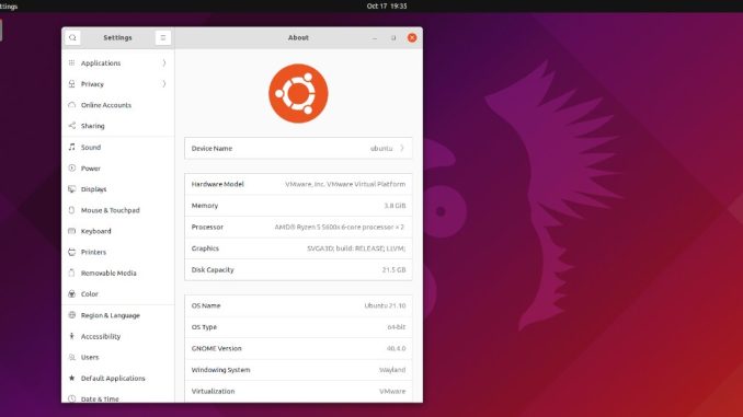 Hur man uppgraderar till Ubuntu 21.10