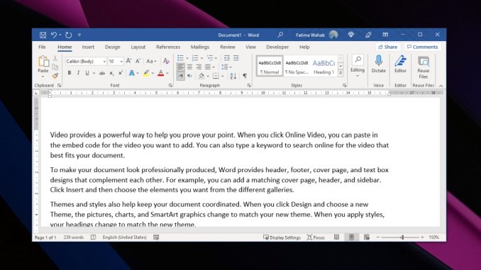 Hur man genererar slumpmässig text i Microsoft Word