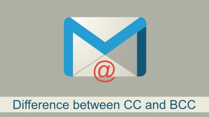 Vad är skillnaden mellan CC och BCC i e-post