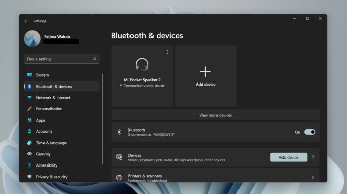 Hur man byter namn på Bluetooth-enhet i Windows 11