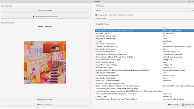 Hur man använder Shazam på Linux-skrivbordet med SongRec
