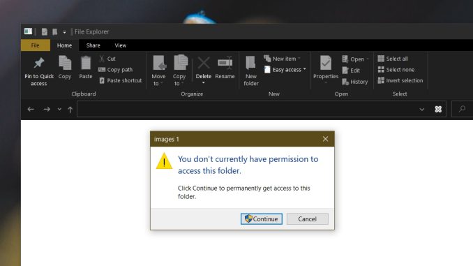 Så här fixar du åtkomst nekad fel på Windows 10