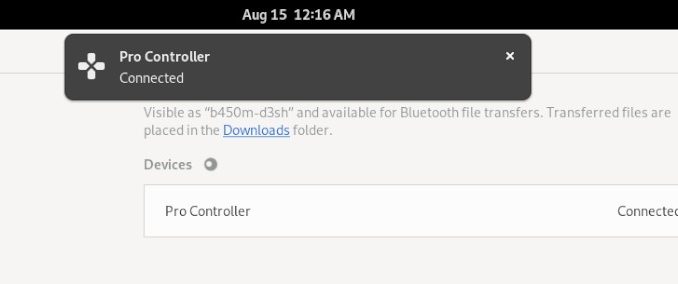 Hur man kopplar ihop Nintendo Switch Pro-kontrollern på Linux