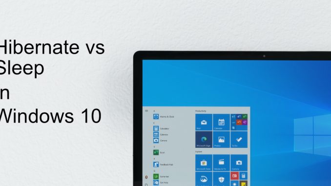 Hibernate vs Sleep i Windows 10: Vad är skillnaden?