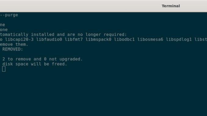 Hur man rensar vin från Linux