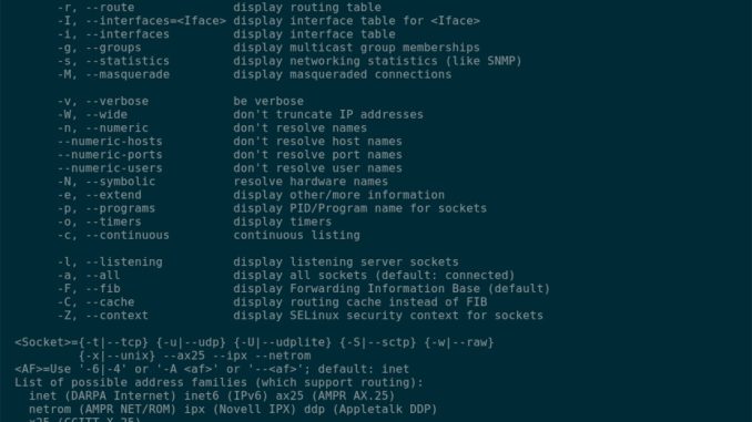 Hur man installerar Netstat på Linux