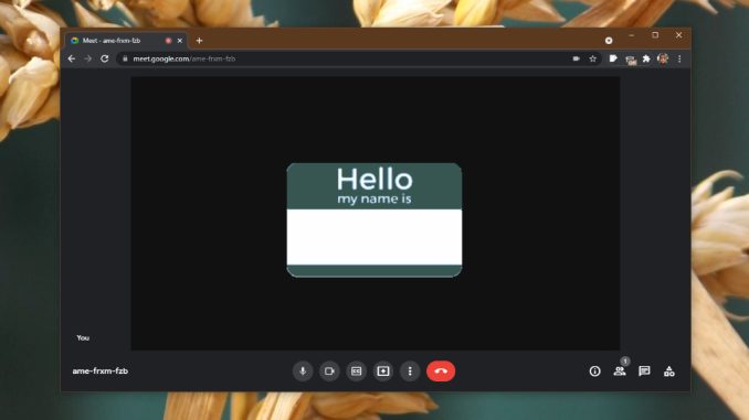 Så här ändrar du ditt namn på Google Meet