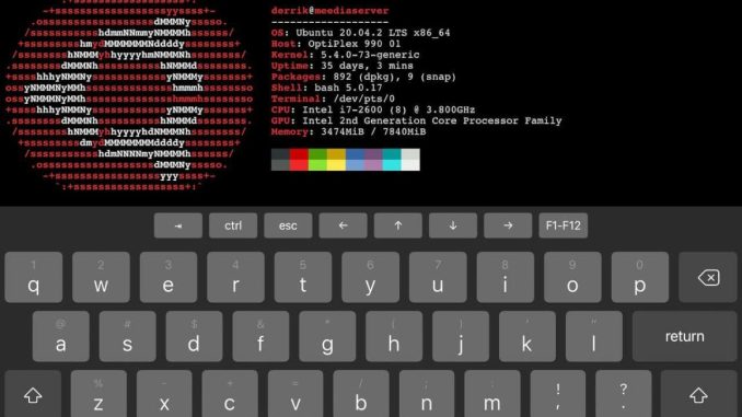 Hur man kommer åt en fjärransluten Linux-dator från en iPad