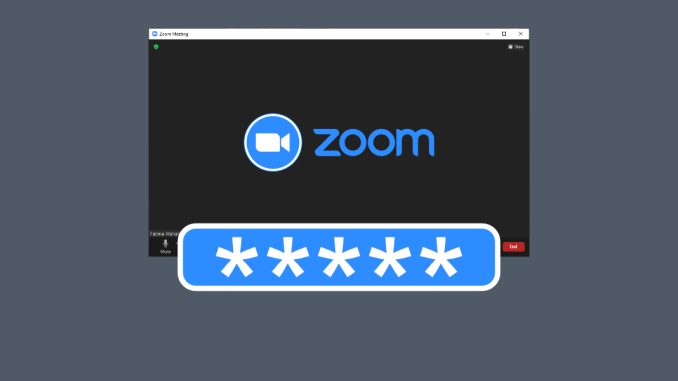 Så här hittar du lösenordet för Zoom-mötet
