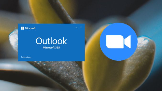 Hur man ställer in ett Zoom-möte i Outlook