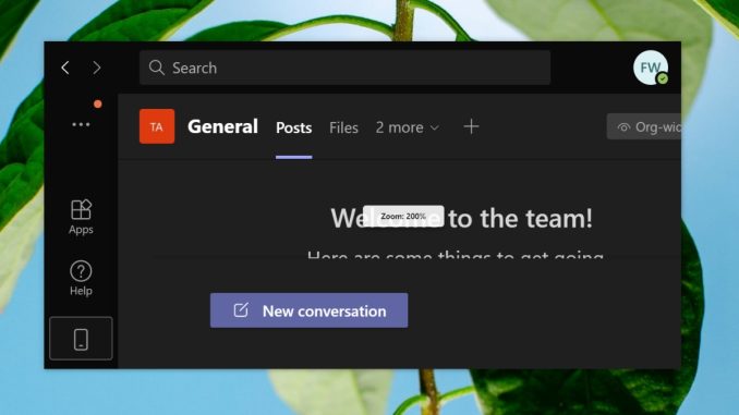 Hur man zoomar in Microsoft Teams