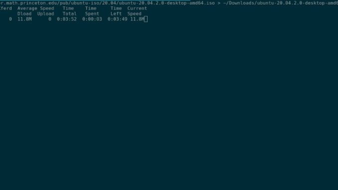 Hur man laddar ner filer på Linux med Curl