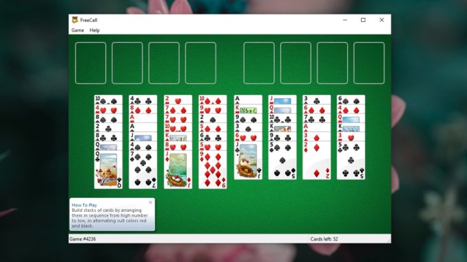 Hur man laddar ner den ursprungliga Microsoft FreeCell på Windows