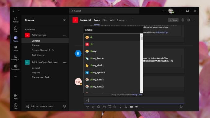 Hur man använder Microsoft Teams hemliga uttryckssymboler