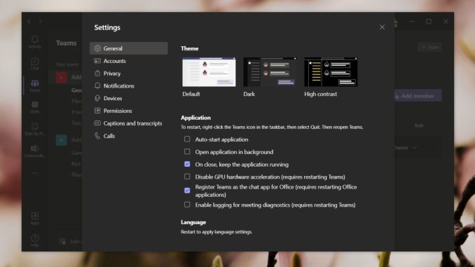 Hur man kommer åt och ändrar Microsoft Teams-inställningar