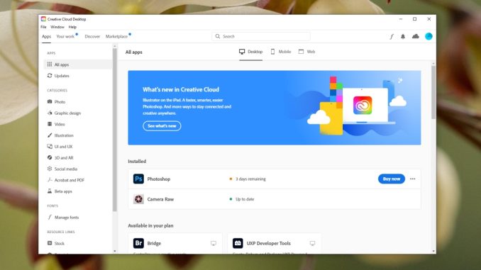 Dränerar Adobe Creative Cloud batteriet för snabbt? Här är vad