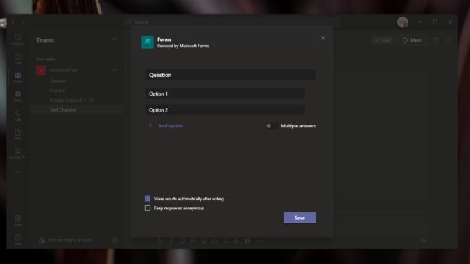 Hur man använder Microsoft Teams undersökningsverktyg