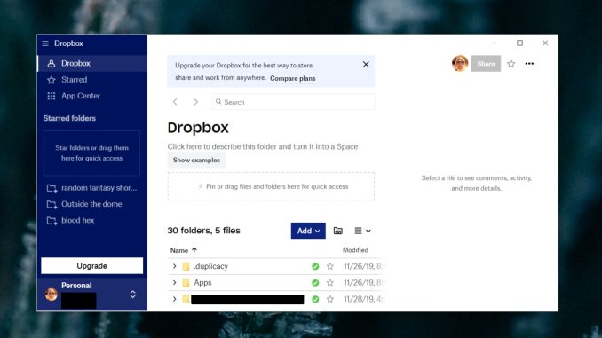 Dropbox svarar inte, fortsätter att krascha i Windows 10