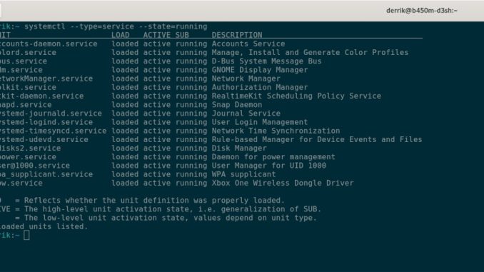 Hur man använder Systemd för att lista tjänster