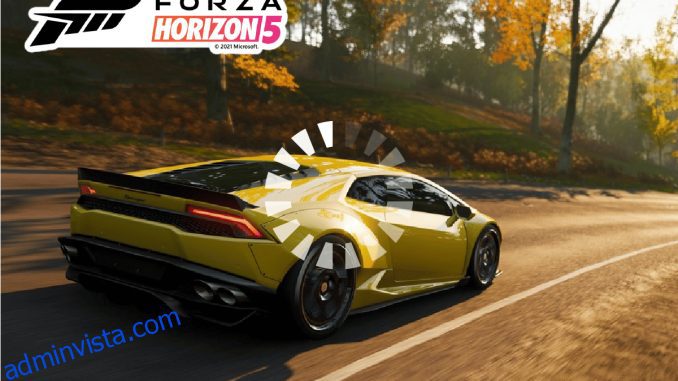 Fixa Forza Horizon 5 fast på laddningsskärmen