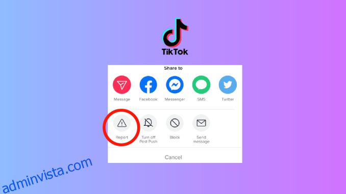Kan du se vem som anmälde dig på TikTok?