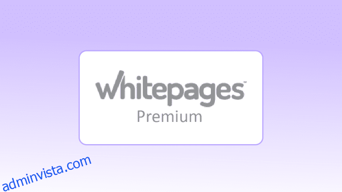 Är Whitepages Premium gratis?