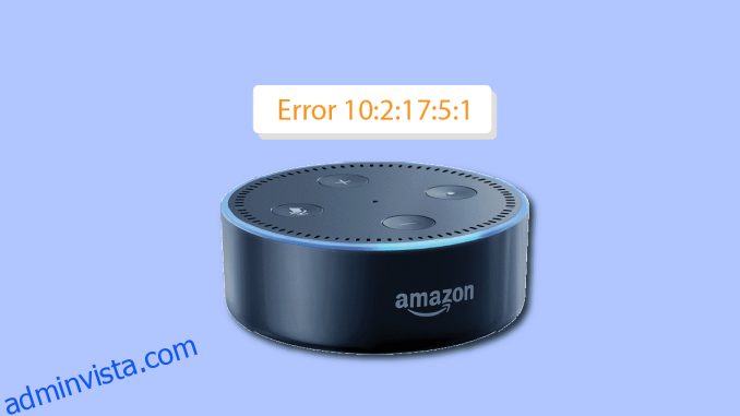 Fixa Alexa Error 10 2 17 5 1 i Echo