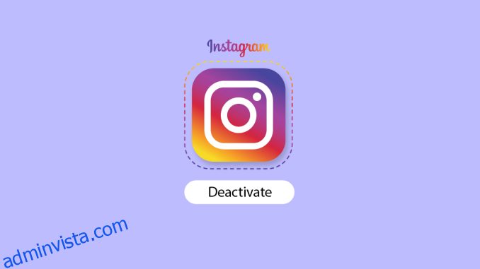 Vad händer när du inaktiverar Instagram?