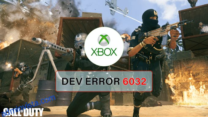 Åtgärda Call of Duty Vanguard Dev Error 6032 på Xbox