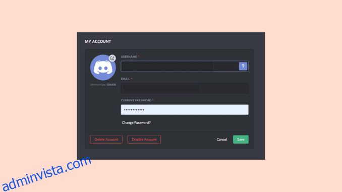 Hur lång tid tar det för ett Discord-konto att raderas?