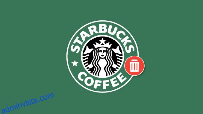 Hur man tar bort ett Starbucks-konto