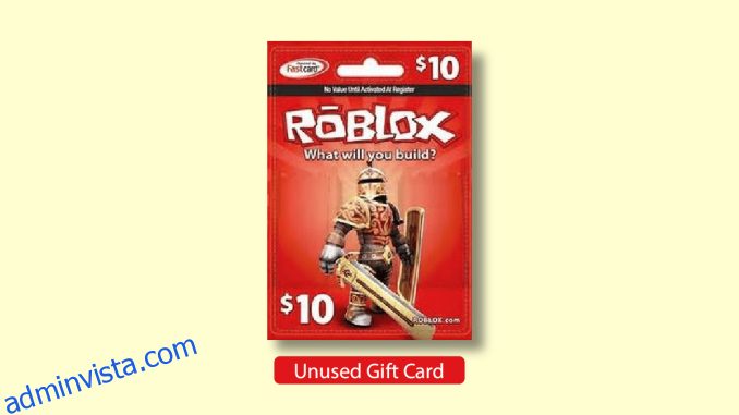 Oanvända Roblox-presentkortskoder: Lös in nu