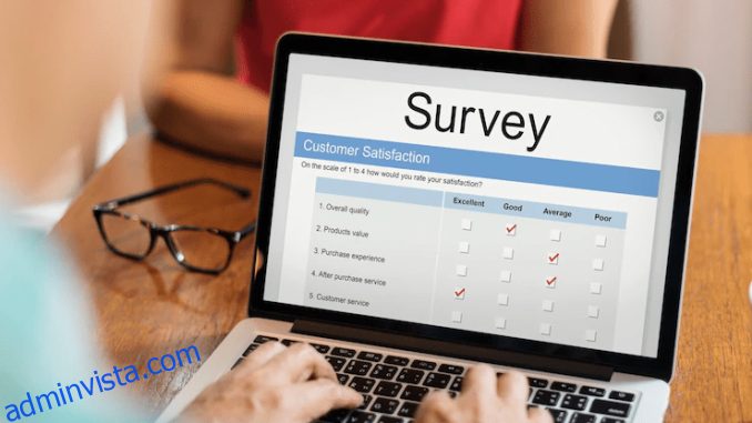9 Top Survey Maker-appar för att få feedback/göra forskning