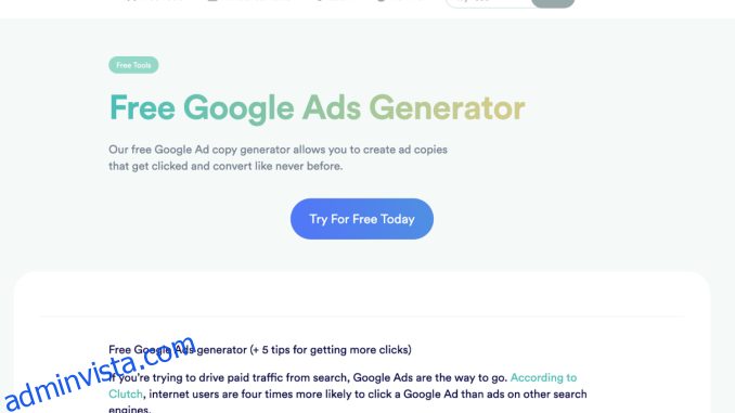 De 10 bästa annonstextgeneratorerna från Google och sociala medier för