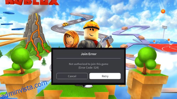 Fixa Roblox Error Code 524