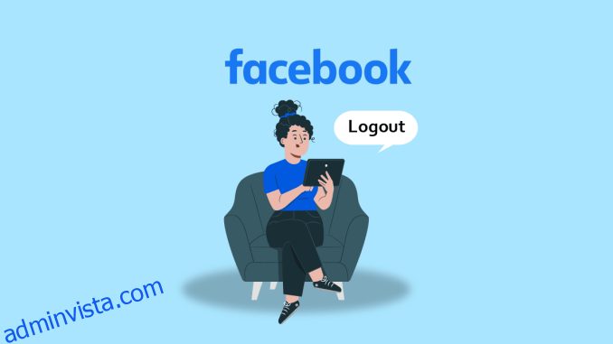 Hur man loggar ut från Facebook-appen