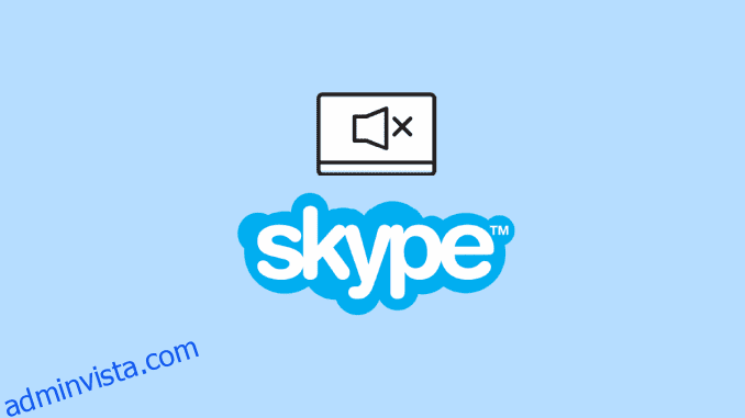 Hur man stoppar Skype från att stänga av andra ljud