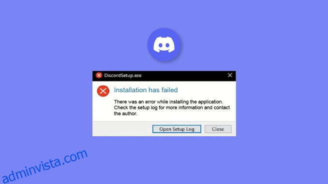 Åtgärda Discord-nedladdningsfel i Windows 10