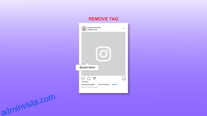 Hur du tar bort dig själv på Instagram Post