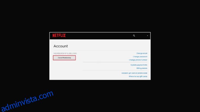 Hur man avslutar mitt Netflix-konto