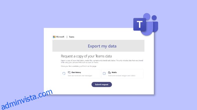 Hur man exporterar MS Teams-konversation