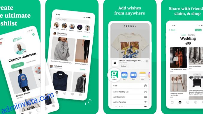 11 appar för universella önskelista för att lägga till produkter