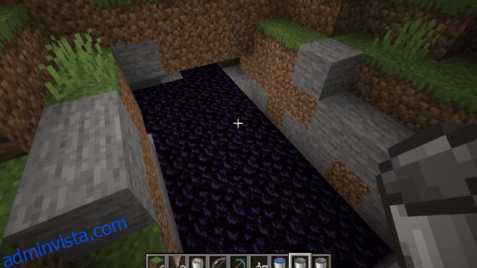 Hur man gör Obsidian i Minecraft med lava och vatten