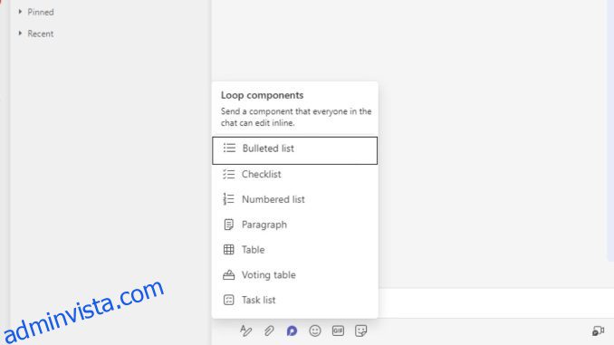 Hur man använder loopkomponenter i Microsoft Teams för att underlätta