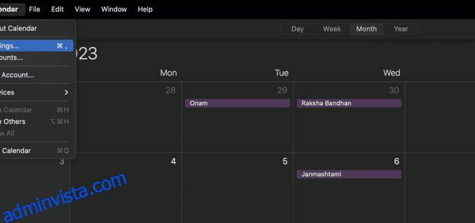 Hur man lägger till Google Kalender på Mac