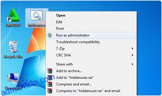 Hur man skapar och hanterar dolt konto på Windows –