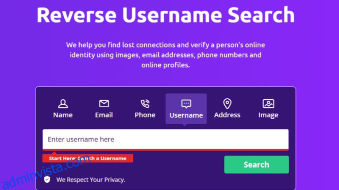Social Catfish Omvänd Användarnamnssökning: Hitta information om vem som helst