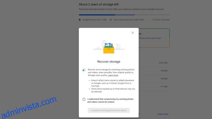 7 sätt att frigöra lagringsutrymme på Google Foton